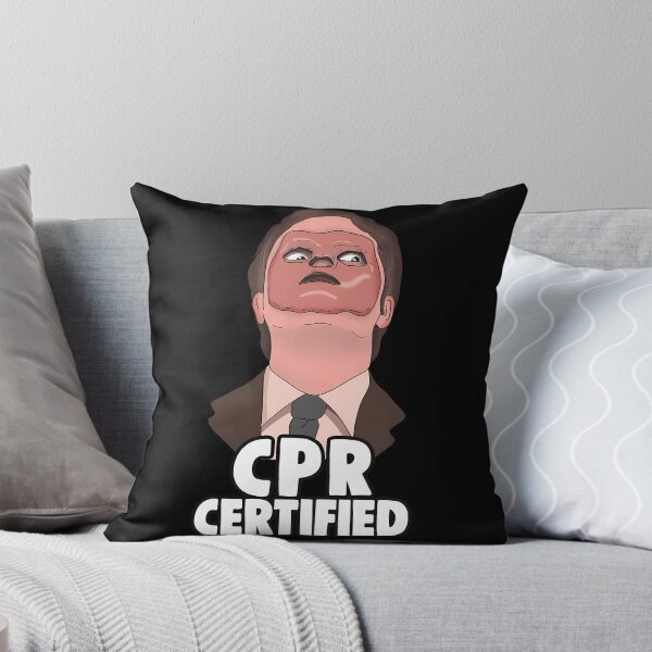 Item preview, The Office Us StickerThe Office Memes_ Dwight CPR Certified Sticker  designed and sold by pavloskydelber.