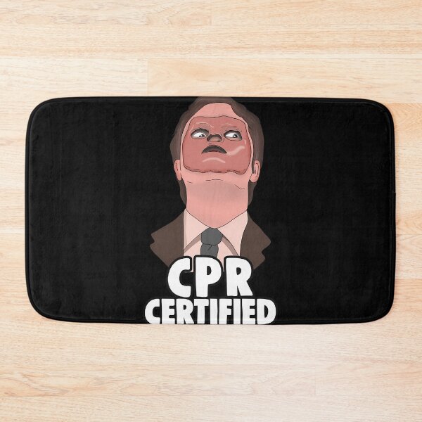 Item preview, The Office Us StickerThe Office Memes_ Dwight CPR Certified Sticker  designed and sold by pavloskydelber.
