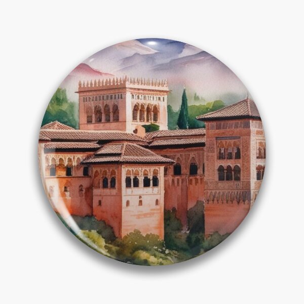 Item preview, Granada - "The Alhambra among the Mountains" designed and sold by StormArte.