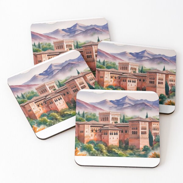 Item preview, Granada - "The Alhambra among the Mountains" designed and sold by StormArte.