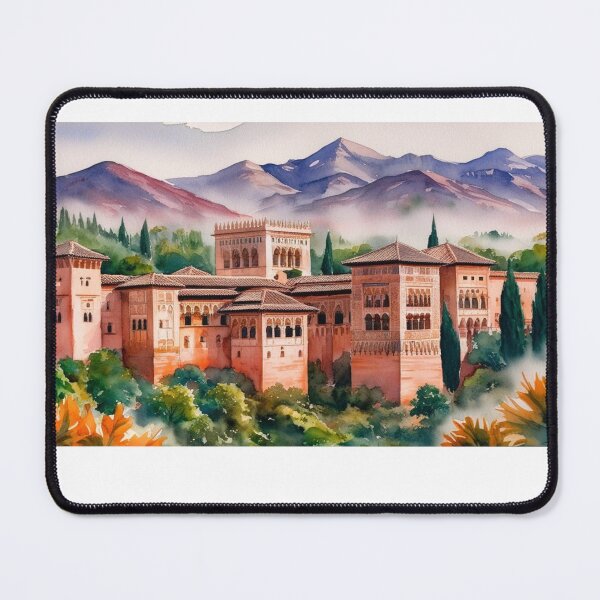 Item preview, Granada - "The Alhambra among the Mountains" designed and sold by StormArte.