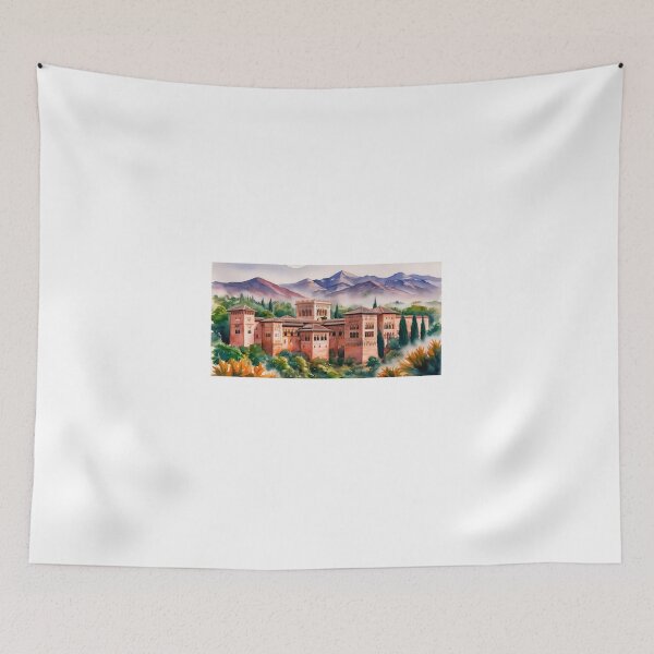Item preview, Granada - "The Alhambra among the Mountains" designed and sold by StormArte.