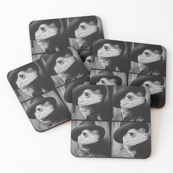 Item preview, The Dapper Frog In Cowhoy Hat Funy Animal  – Vintage Surreal Portrait T-Shirt designed and sold by Art Horizon.