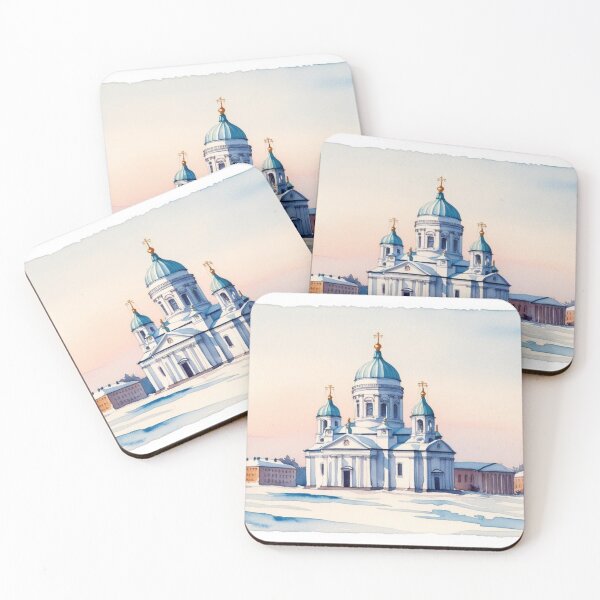 Item preview, Helsinki - "Helsinki Cathedral in Winter" designed and sold by StormArte.