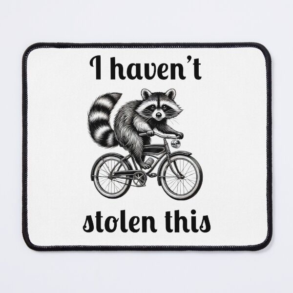 Item preview, Happy Cycling Raccoo designed and sold by Fleetwood1994.