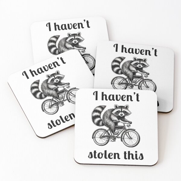 Item preview, Happy Cycling Raccoo designed and sold by Fleetwood1994.