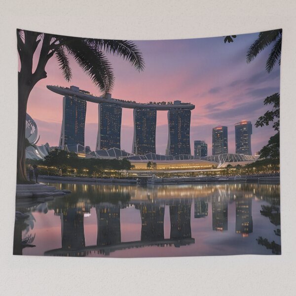Item preview, Singapore’s Marina Bay: Iconic Waterfront Splendor designed and sold by LSVart.