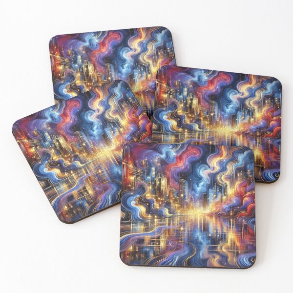 Item preview, sea of lights of the distorted city designed and sold by Sigtrix.