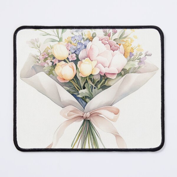 Item preview, Delicate Pastel Flowers designed and sold by NelenaArt.