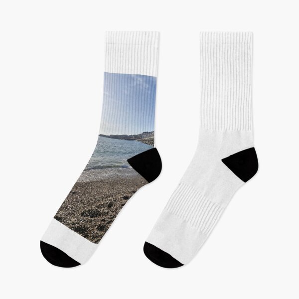 Item preview, Coastal Serenity: Waves, Rocks, and a Seaside Town designed and sold by World-Shop25.