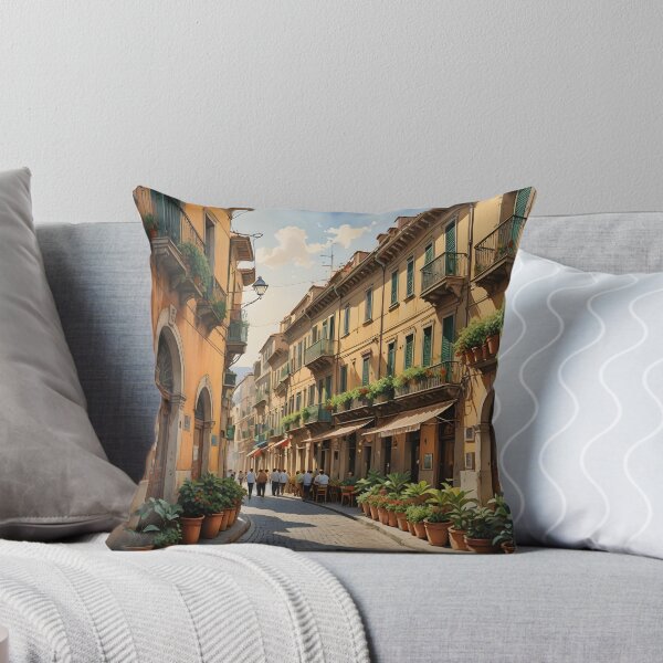 Aperçu de l'œuvre Spaccanapoli à Naples : charme méditerranéen chaleureux créée et vendue par LSVart.