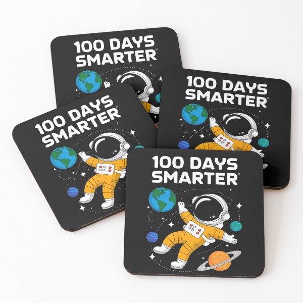 Item preview, 100 Days Smarter, Student & Teacher designed and sold by TrendPrinter.