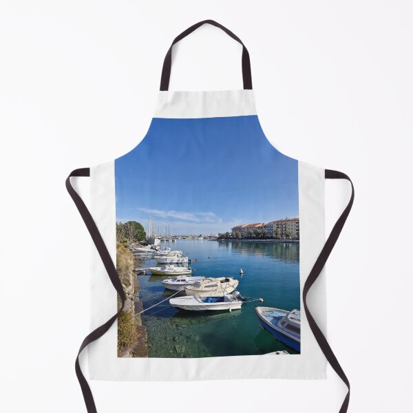 Item preview, Tranquil Harbor with Moored Boats designed and sold by World-Shop25.