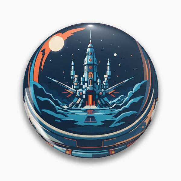 Item preview, To the moon & beyond - Vintage Space Exploration Theme designed and sold by EnigmaVoid.