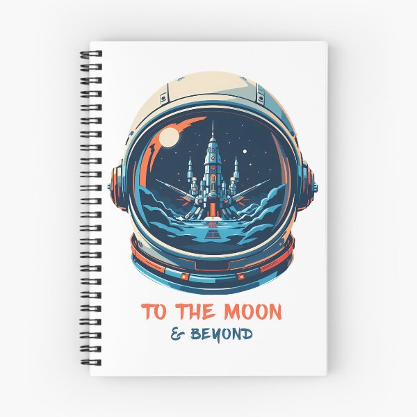 Item preview, To the moon & beyond - Vintage Space Exploration Theme designed and sold by EnigmaVoid.