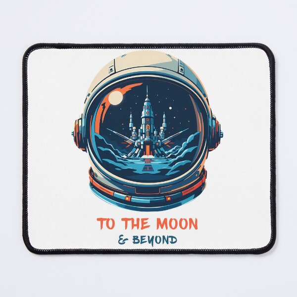 Item preview, To the moon & beyond - Vintage Space Exploration Theme designed and sold by EnigmaVoid.