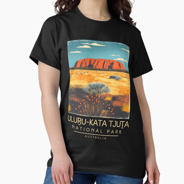 Item preview, Copy of A Vintage Illustration of Uluṟu-Kata Tjuṯa National Park - Australia  designed and sold by GoodOldVintage.