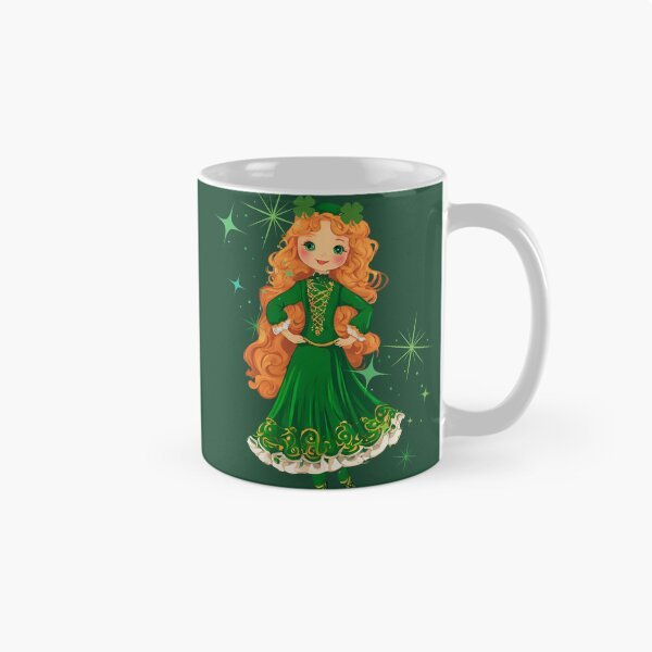 Item preview,  Ginger Girl, Dancer in a green irish suit, Feis, Oireachtas, Ghillies,St Patricks Day,  Irish Dancer, Kiss Me im Irish, Dance Lover designed and sold by KolorellaS.