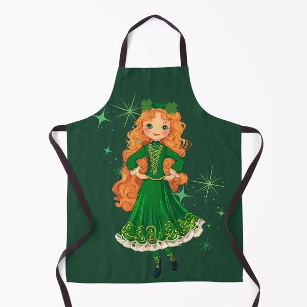 Item preview, Ginger Girl, Dancer in a green irish suit, Feis, Oireachtas, Ghillies,St Patricks Day, Irish Dancer, Kiss Me im Irish, Dance Lover designed and sold by KolorellaS.