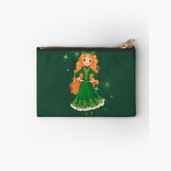 Item preview,  Ginger Girl, Dancer in a green irish suit, Feis, Oireachtas, Ghillies,St Patricks Day,  Irish Dancer, Kiss Me im Irish, Dance Lover designed and sold by KolorellaS.