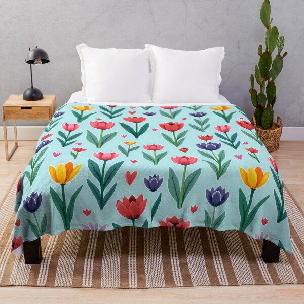 Item preview, Colorful Spring Floral Pattern Inspired by Nature’s Beauty designed and sold by twisted-dot.