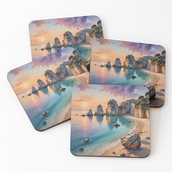 Item preview, Spiaggia delle Due Sorelle: Sunset Splendor designed and sold by LSVart.
