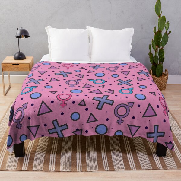 Item preview, Colorful geometric shapes and gender symbols pattern design designed and sold by HippoInkStudio.