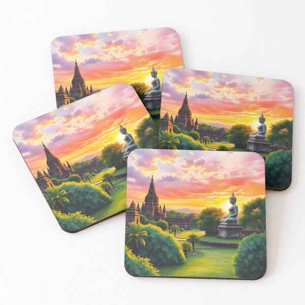 Item preview, Sukhothai Historical Park: Sunset Reverence designed and sold by LSVart.