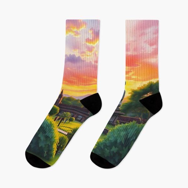 Item preview, Sukhothai Historical Park: Sunset Reverence designed and sold by LSVart.