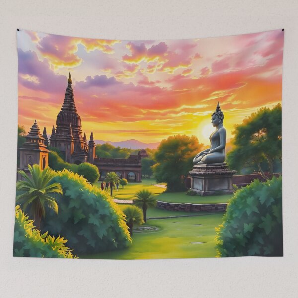 Item preview, Sukhothai Historical Park: Sunset Reverence designed and sold by LSVart.