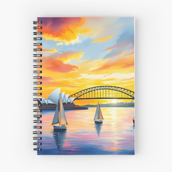 Item preview, Sydney, Australia: Sunset Reflections of Iconic Landmarks designed and sold by LSVart.