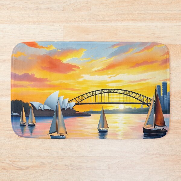 Item preview, Sydney, Australia: Sunset Reflections of Iconic Landmarks designed and sold by LSVart.