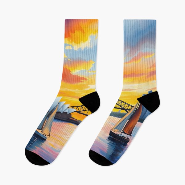 Item preview, Sydney, Australia: Sunset Reflections of Iconic Landmarks designed and sold by LSVart.