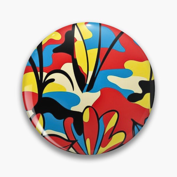 Item preview, Retro Floral Pattern Camouflage Inspired Art designed and sold by CamouflageLab.