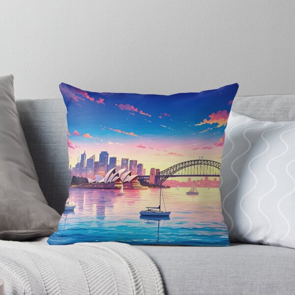 Item preview, Sydney, Australia: Sunset Splendor of Opera House & Harbour Bridge designed and sold by LSVart.