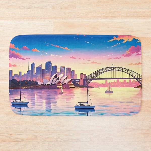 Item preview, Sydney, Australia: Sunset Splendor of Opera House & Harbour Bridge designed and sold by LSVart.