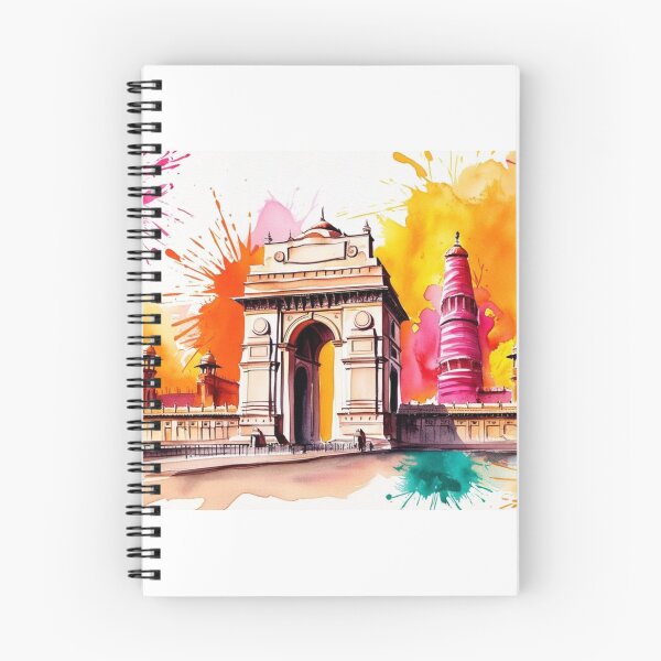 Item preview, New Delhi – India Gate in a Burst of Colour designed and sold by StormArte.