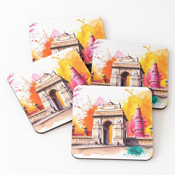 Item preview, New Delhi – India Gate in a Burst of Colour designed and sold by StormArte.