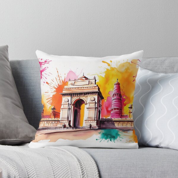 Item preview, New Delhi – India Gate in a Burst of Colour designed and sold by StormArte.