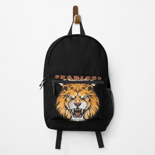 Item preview, Fearless King of the Jungle | Lion face | Roar | Roaring Lion | Majestic Lion Roar | Wild Animal | Fearless Attitude | Bold Fearless Lion Head | Savage Roar | Jungle | Forest | King | Powerful Lion designed and sold by Kaivinaikadhaigal.