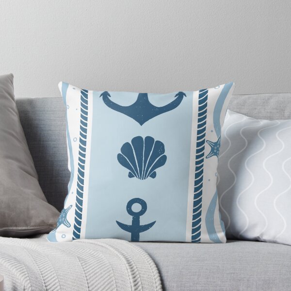 Item preview, Nautical Anchor Shells Starfish and Waves designed and sold by Jennifer Creations.