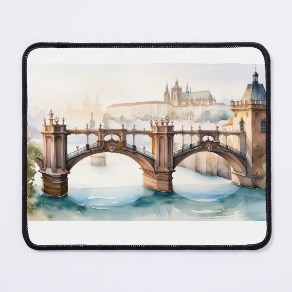 Item preview, Prague – Prague Bridge and Castle in the Fog designed and sold by StormArte.