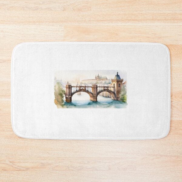 Item preview, Prague – Prague Bridge and Castle in the Fog designed and sold by StormArte.