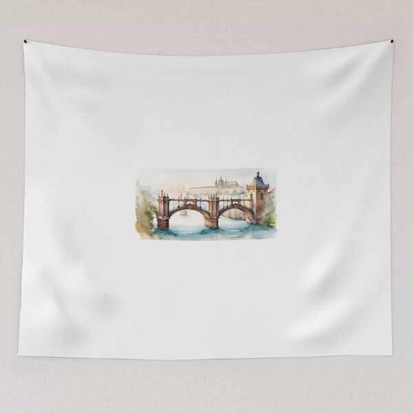 Item preview, Prague – Prague Bridge and Castle in the Fog designed and sold by StormArte.