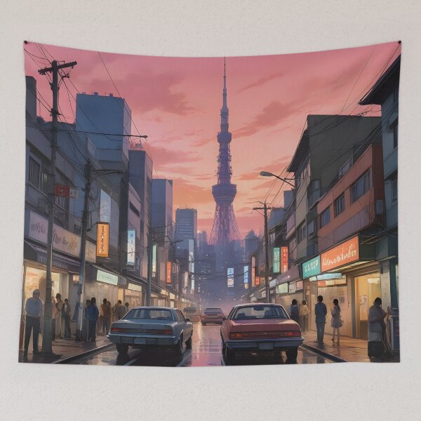 Item preview, Tokyo at Night: Skytree & Mori JP Tower Illumination designed and sold by LSVart.