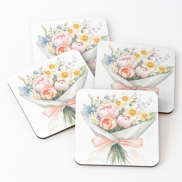 Item preview, Delicate Garden Bouquet designed and sold by NelenaArt.