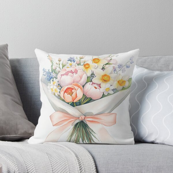 Item preview, Delicate Garden Bouquet designed and sold by NelenaArt.