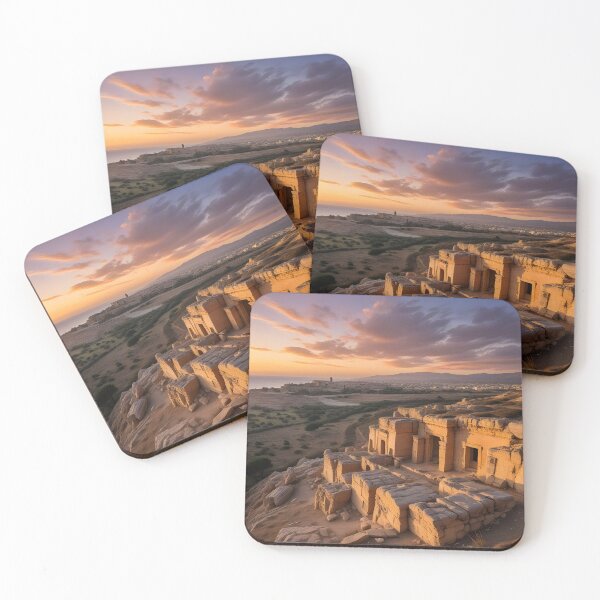 Item preview, Tombs of the Kings: Sunset Radiance in Paphos, Cyprus designed and sold by LSVart.