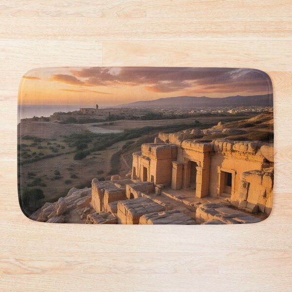 Item preview, Tombs of the Kings: Sunset Radiance in Paphos, Cyprus designed and sold by LSVart.