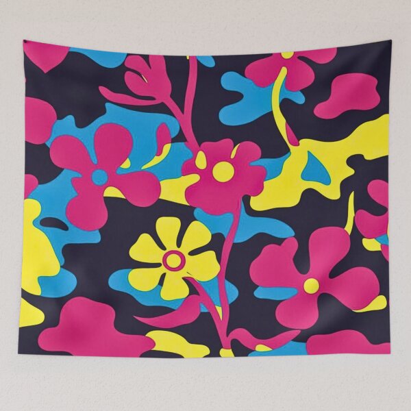 Item preview, Flower Camo Pattern Artistic Retro Style designed and sold by CamouflageLab.